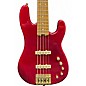 Used Charvel Pro-Mod San Dimas JJ V Candy Apple Red Electric Bass Guitar thumbnail