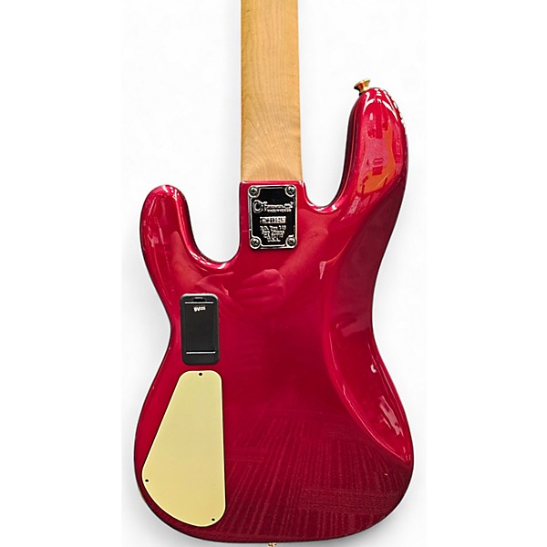 Used Charvel Pro-Mod San Dimas JJ V Candy Apple Red Electric Bass Guitar