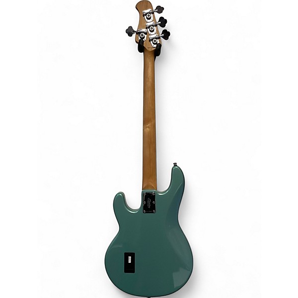 Used Sterling by Music Man Used Sterling by Music Man Ray34 with Roasted Maple Neck Dorado Green Electric Bass Guitar