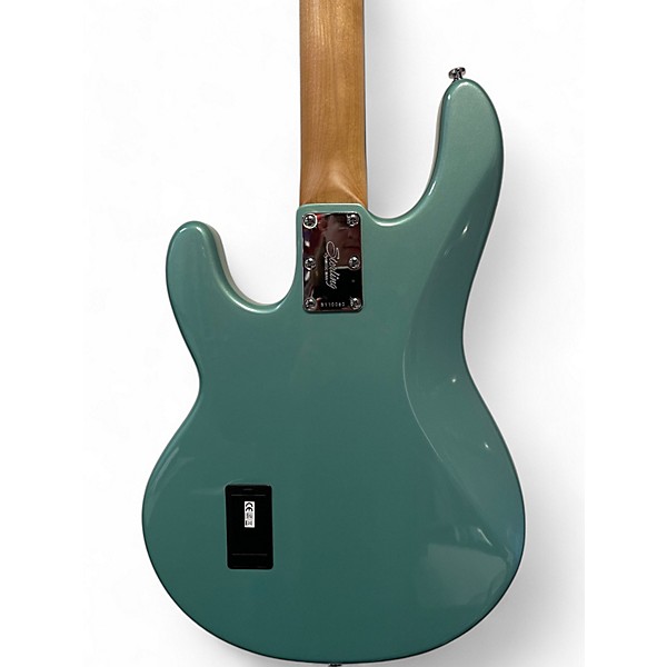 Used Sterling by Music Man Used Sterling by Music Man Ray34 with Roasted Maple Neck Dorado Green Electric Bass Guitar