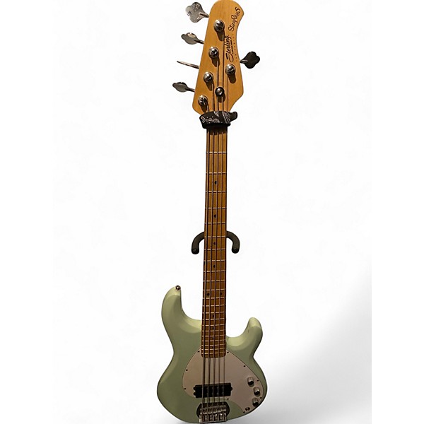 Used Sterling by Music Man STINGRAY 5 Green Electric Bass Guitar