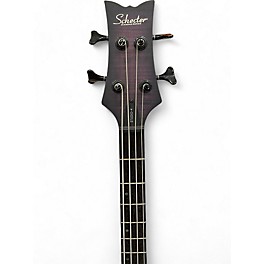 Used Schecter Guitar Research Used Schecter Guitar Research STILETTO STUDIO 4 Trans Purple Electric Bass Guitar