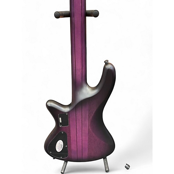 Used Schecter Guitar Research Used Schecter Guitar Research STILETTO STUDIO 4 Trans Purple Electric Bass Guitar