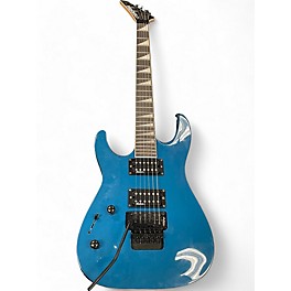 Used Jackson JS32 Dinky Left Handed Blue Electric Guitar