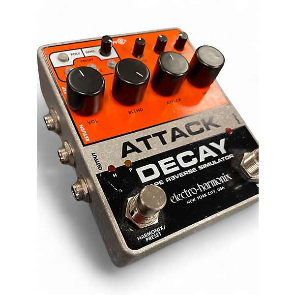 Used Electro-Harmonix Used Electro-Harmonix ATTACK DECAY TAPE REVERSE SIMULATOR Effect Pedal