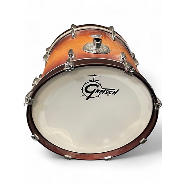 Used Gretsch Drums Used Gretsch Drums 4 Piece Renown 2 Tone Sunburst Drum Kit