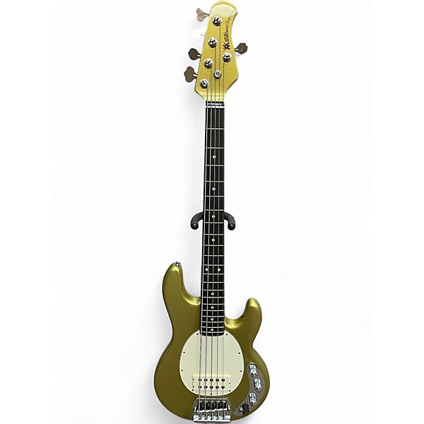 Used Ernie Ball Music Man Used Ernie Ball Music Man Stingray Classic 5 Eldorado Gold Electric Bass Guitar