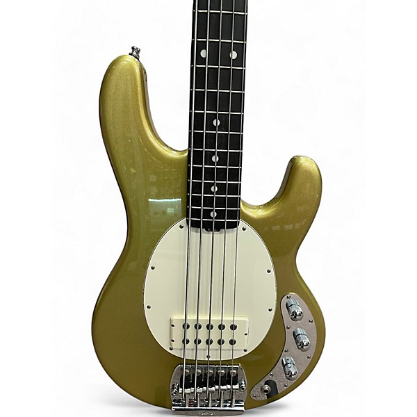 Used Ernie Ball Music Man Used Ernie Ball Music Man Stingray Classic 5 Eldorado Gold Electric Bass Guitar