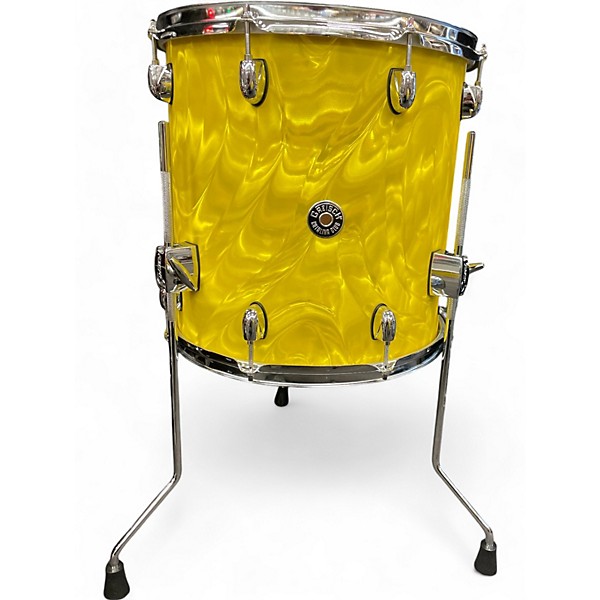 Used Gretsch Drums 3 Piece CATALINA CLUB MAHOGANY KIT YELLOW SATIN FLAME Drum Kit