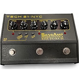 Used Tech 21 Used Tech 21 SansAmp Programmable bass Driver DI Bass Effect Pedal