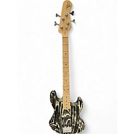 Used Michael Kelly Used Michael Kelly Element 4 Black and White Electric Bass Guitar