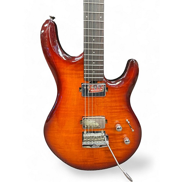 Used Sterling by Music Man LK100-HZB Luke Hazel Burst Solid Body Electric Guitar