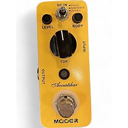 Used Mooer ACOUSTIKAR Pedal