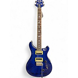 Used PRS Used PRS SE Standard 24 Blue Solid Body Electric Guitar