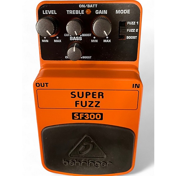 Used Behringer SF300 Super Fuzz Effect Pedal