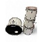 Vintage 1980s Ludwig 4 Piece Pro Beat White Cortex Drum Kit thumbnail