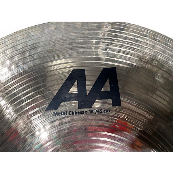 Used SABIAN 18in AA Metal Chinese Cymbal