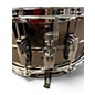 Used Ludwig 6.5X14 Black Beauty Snare BLACK NICKEL OVER STEEL Drum