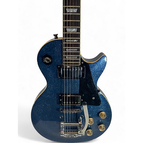 Used Epiphone Used 2001 Epiphone Les Paul Standard BLUE SPARKLE Solid Body Electric Guitar