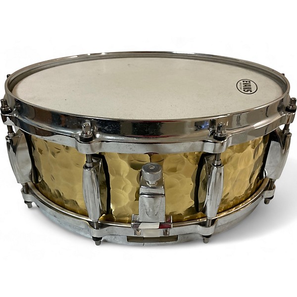 Used Gretsch Drums Used Gretsch Drums 14in hammered brass 5x14 snare brass Drum