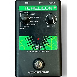 Used TC Helicon Used TC Helicon voicetone D1 Effect Pedal