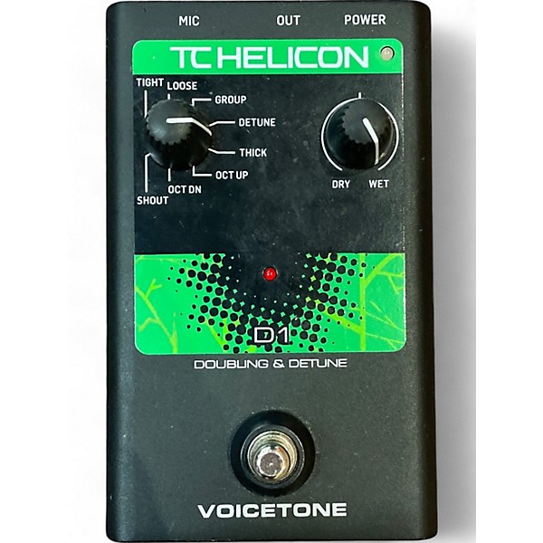 Used TC Helicon Used TC Helicon voicetone D1 Effect Pedal