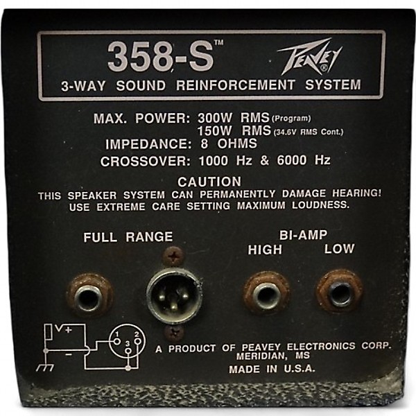 Used Peavey 358-S Unpowered Speaker