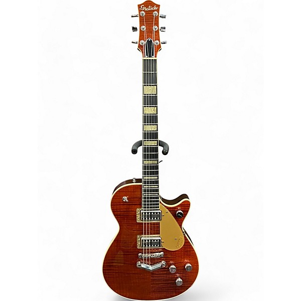 Used Gretsch Guitars g6228fm-pe bourbon stain Solid Body Electric Guitar