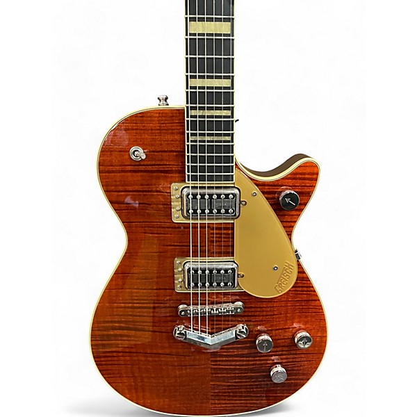 Used Gretsch Guitars g6228fm-pe bourbon stain Solid Body Electric Guitar