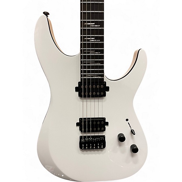 Used Schecter Guitar Research Reaper 6 Custom White Solid Body Electric Guitar