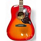 Used Epiphone Hummingbird Cherry Sunburst Acoustic Guitar