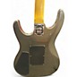 Used Vantage 718DGT Green Gray Burled Maple Solid Body Electric Guitar