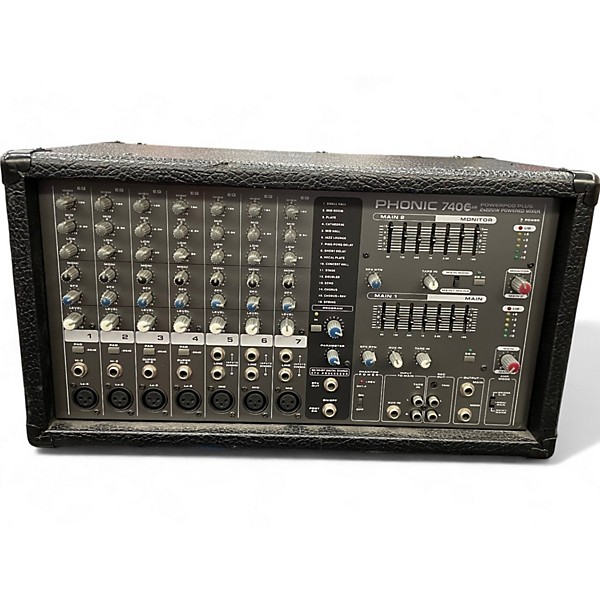 Used Phonic 740 Powerpod Plus Powered Mixer