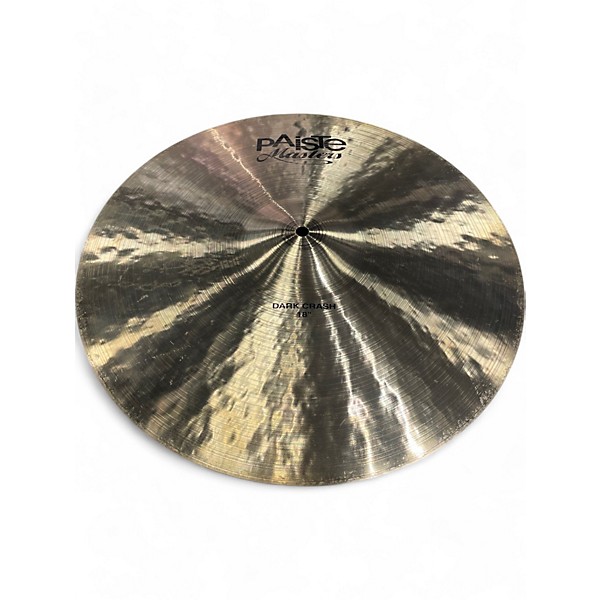 Used Paiste 18in Twenty Master's Collection Dark Crash Cymbal