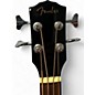 Used Fender CB-60SCE Black Acoustic Bass Guitar