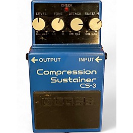 Used BOSS CS3 Compressor Sustainer Effect Pedal