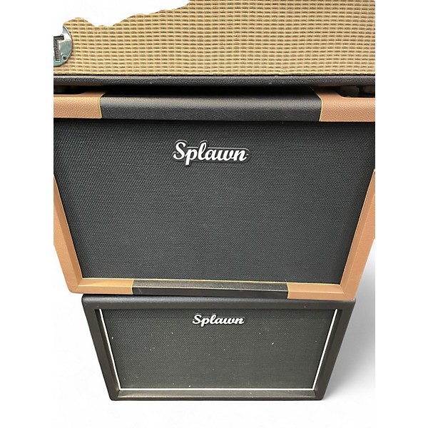 Used Splawn TAN & BLACK 2X12 Guitar Cabinet