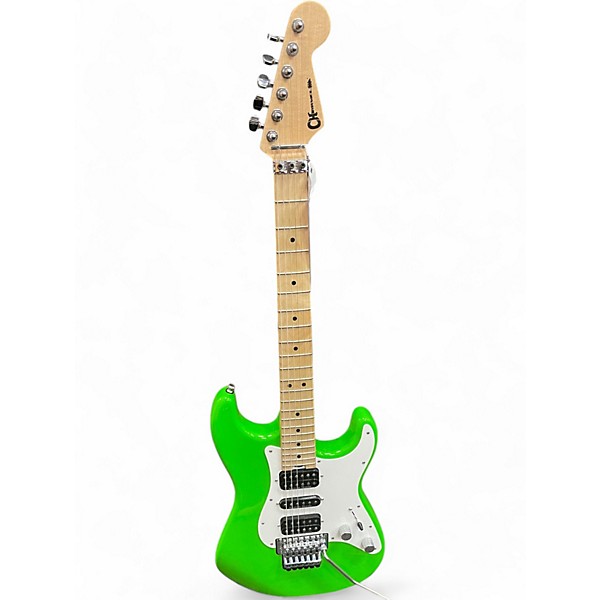 Used Charvel Pro Mod San Dimas HH HT slime green Solid Body Electric Guitar