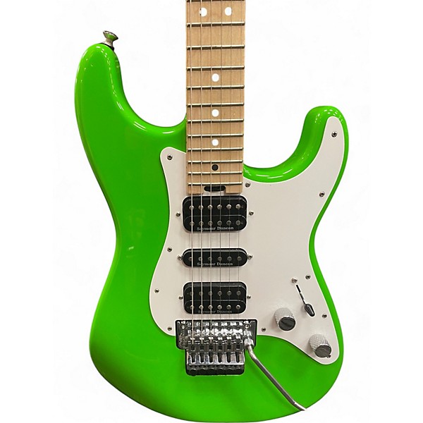 Used Charvel Pro Mod San Dimas HH HT slime green Solid Body Electric Guitar