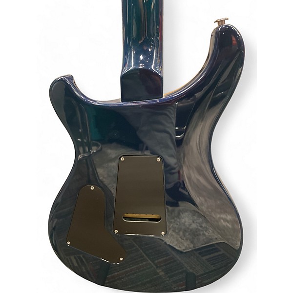 Used PRS Custom 24 10 Top Turquoise Solid Body Electric Guitar