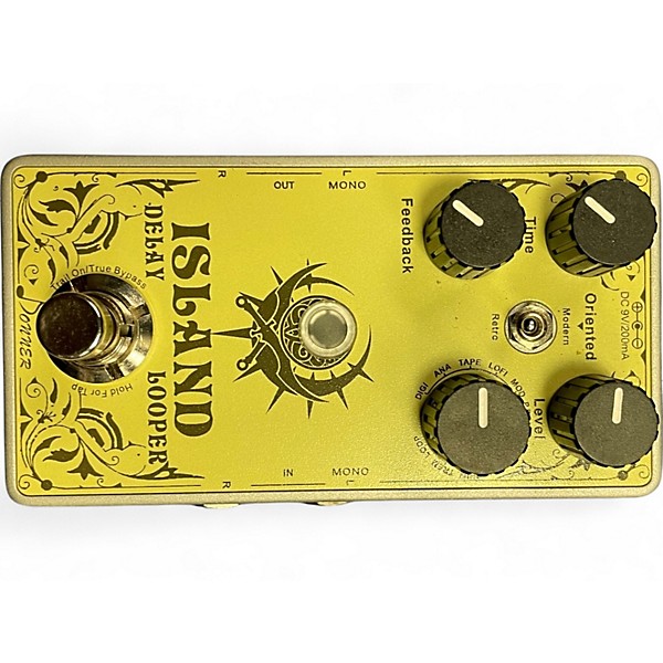 Used Donner ISLAND DELAY LOOPER Effect Pedal