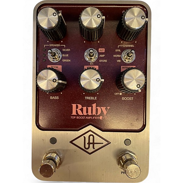 Used Universal Audio RUBY 63 Effect Pedal Package