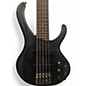 Used Ibanez BTB575 Flammed Black Electric Bass Guitar