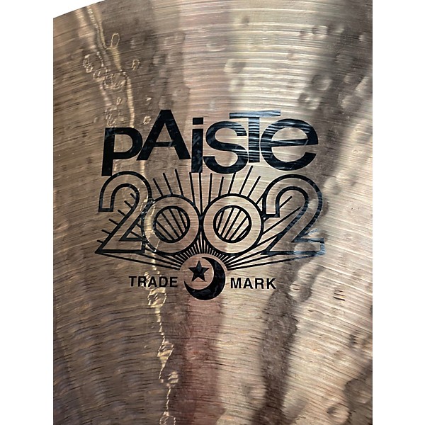 Used Paiste Used Paiste 24in 2002 Big Beat Cymbal