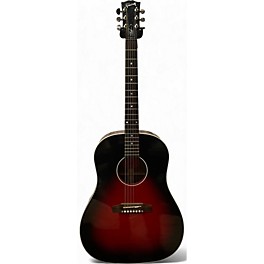 Used 2021 Gibson J-45 Acoustic-Electric Guitar Vermillion Burst Acoustic Electric Guitar