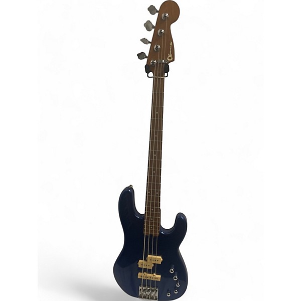 Used Charvel SAN DIMAS PRO MOD 4 PJ Blue Sapphire Electric Bass Guitar