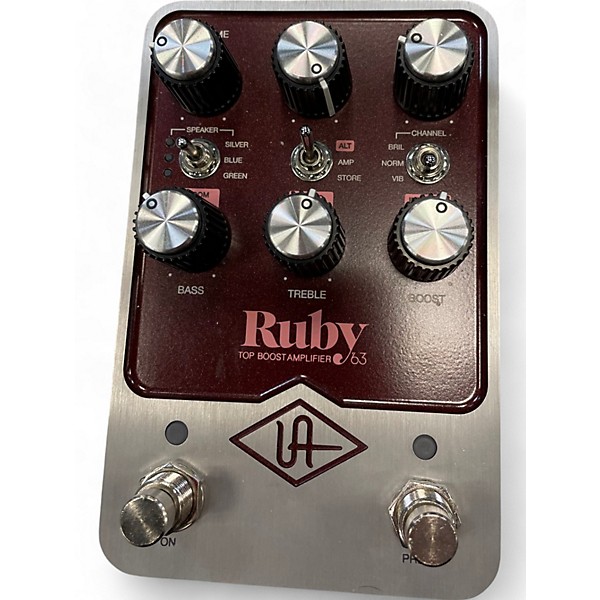 Used Universal Audio UAFX Ruby '63 Top Boost Effect Pedal