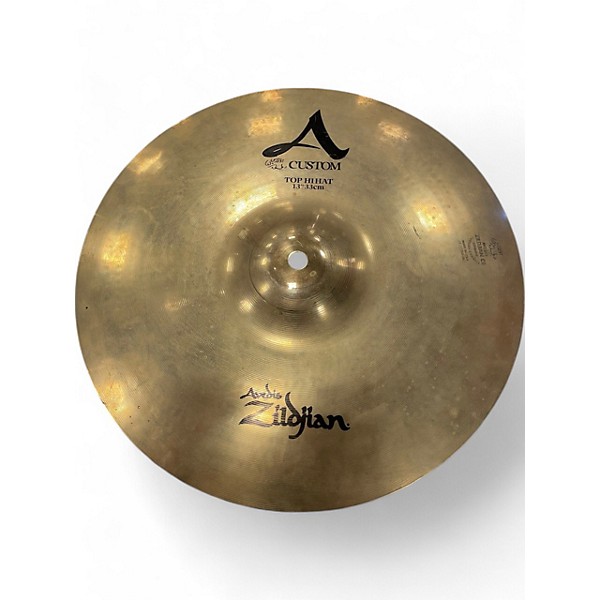 Used Zildjian Used Zildjian 13in A Custom Hi Hat Pair Cymbal