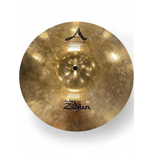 Used Zildjian Used Zildjian 13in A Custom Hi Hat Pair Cymbal