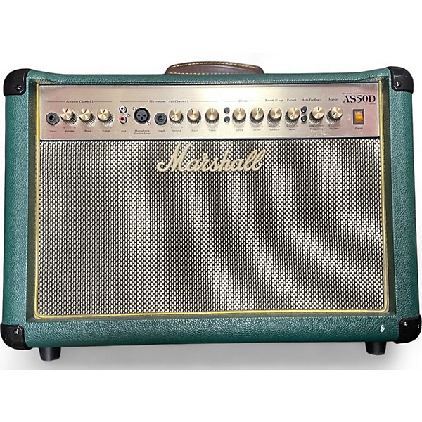 Used Marshall Used Marshall AS50D 50W 2X8 Acoustic Guitar Combo Amp